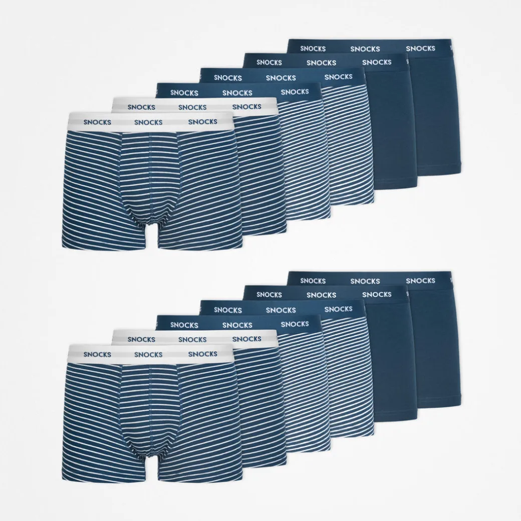 Boxershorts mit Streifen aus Bio-Baumwolle