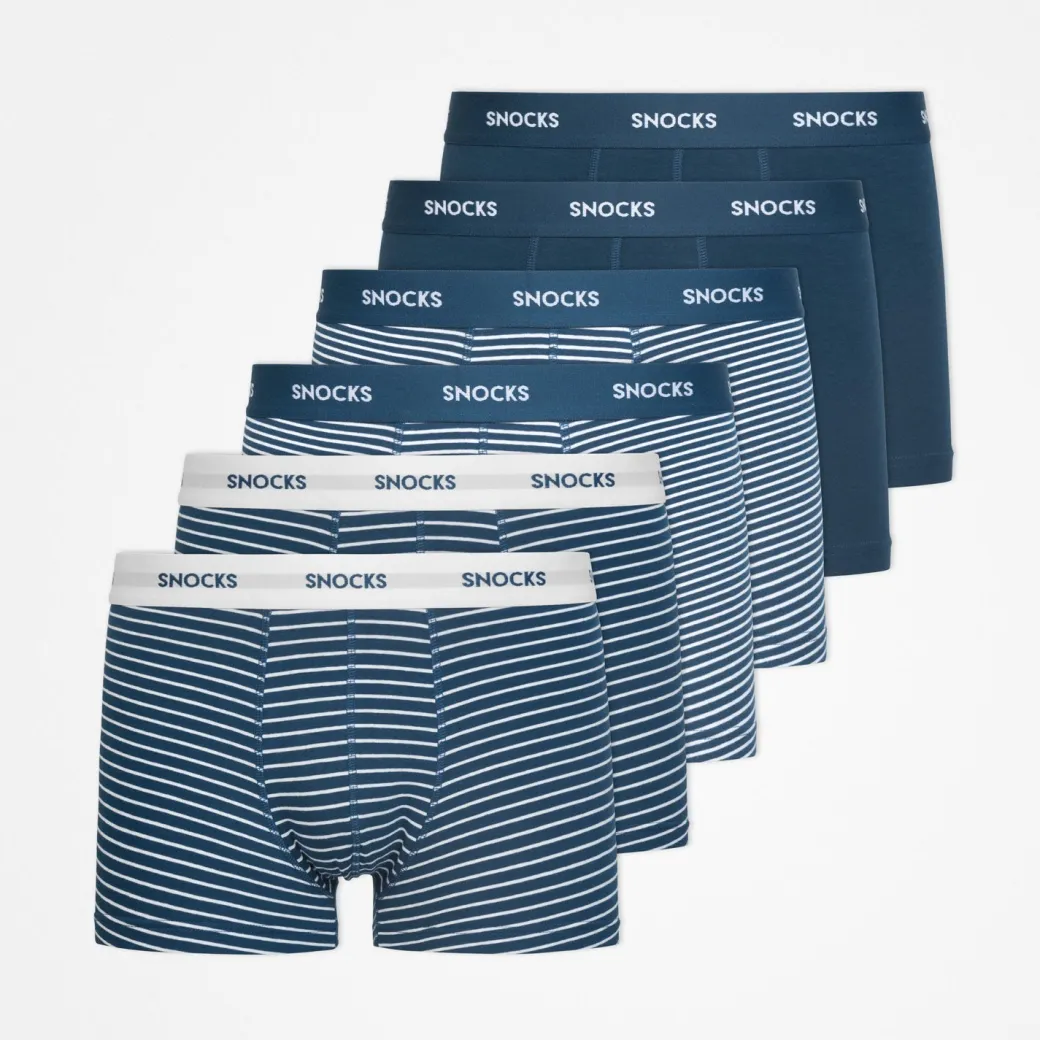 Boxershorts mit Streifen aus Bio-Baumwolle