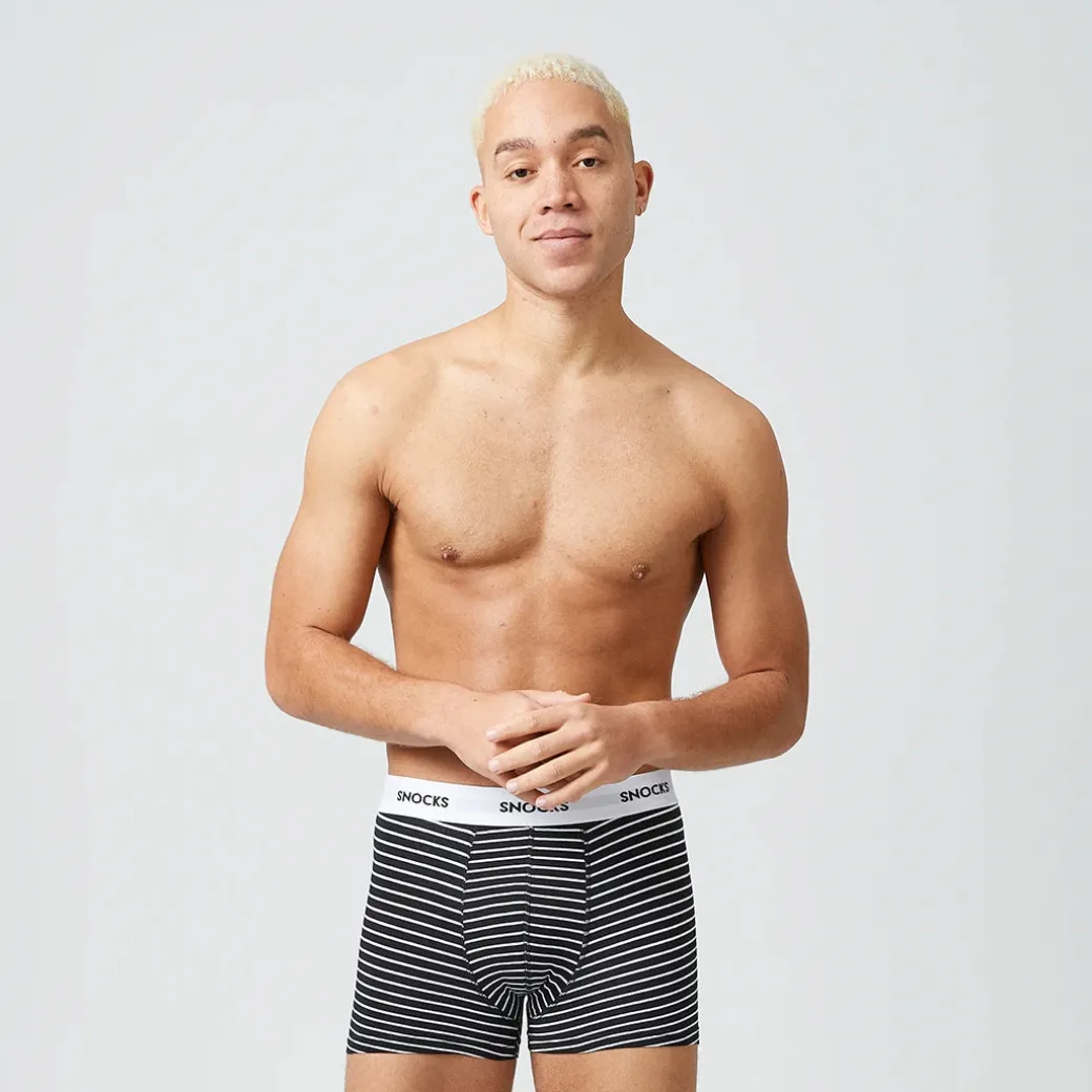 Boxershorts mit Streifen aus Bio-Baumwolle