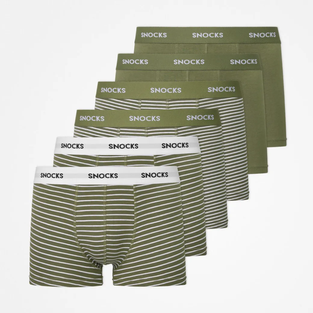 Boxershorts mit Streifen aus Bio-Baumwolle