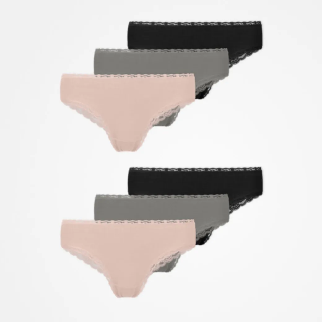 Brazilian Slips mit Spitze aus Bio-Baumwolle