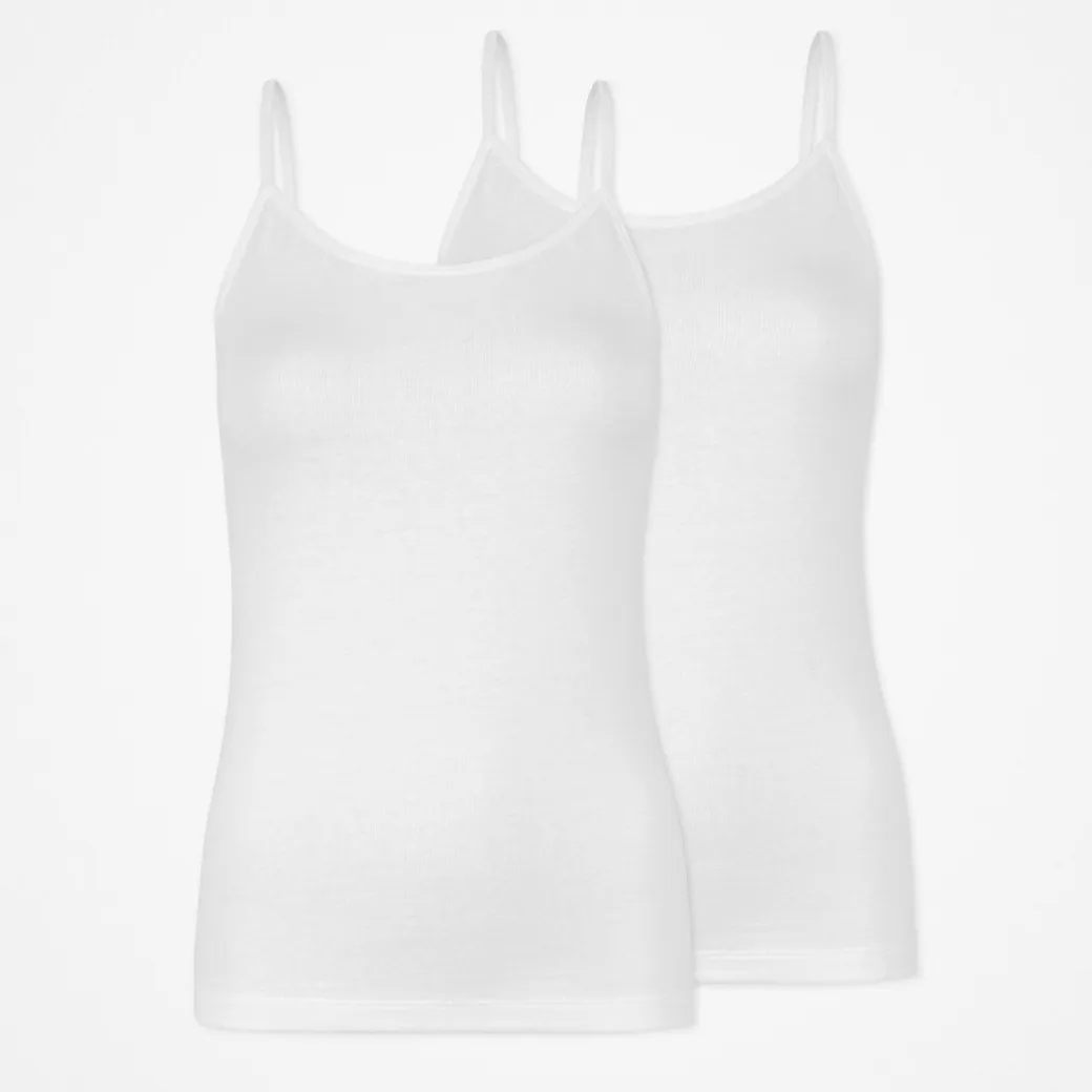 Damen Spaghetti Tops aus Bio-Baumwolle