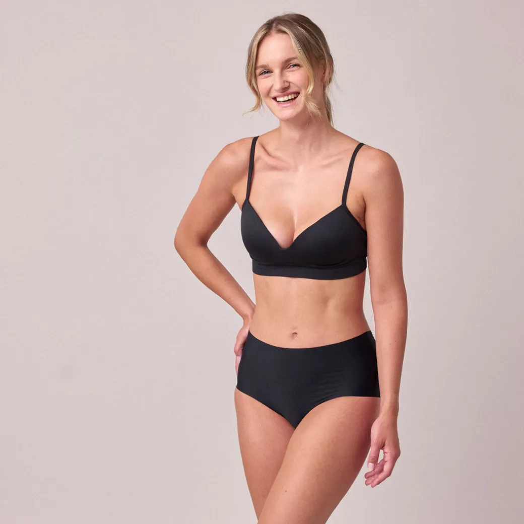 High Waist Hipster Panties Seamless