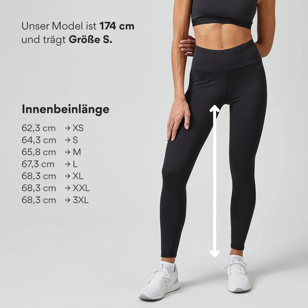 High Waist Leggings aus recyceltem Polyester