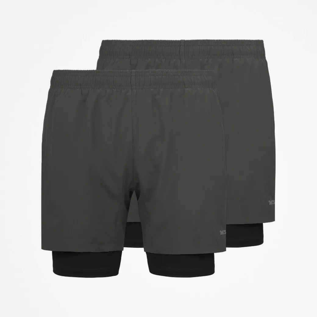 2 in 1 Shorts Herren
