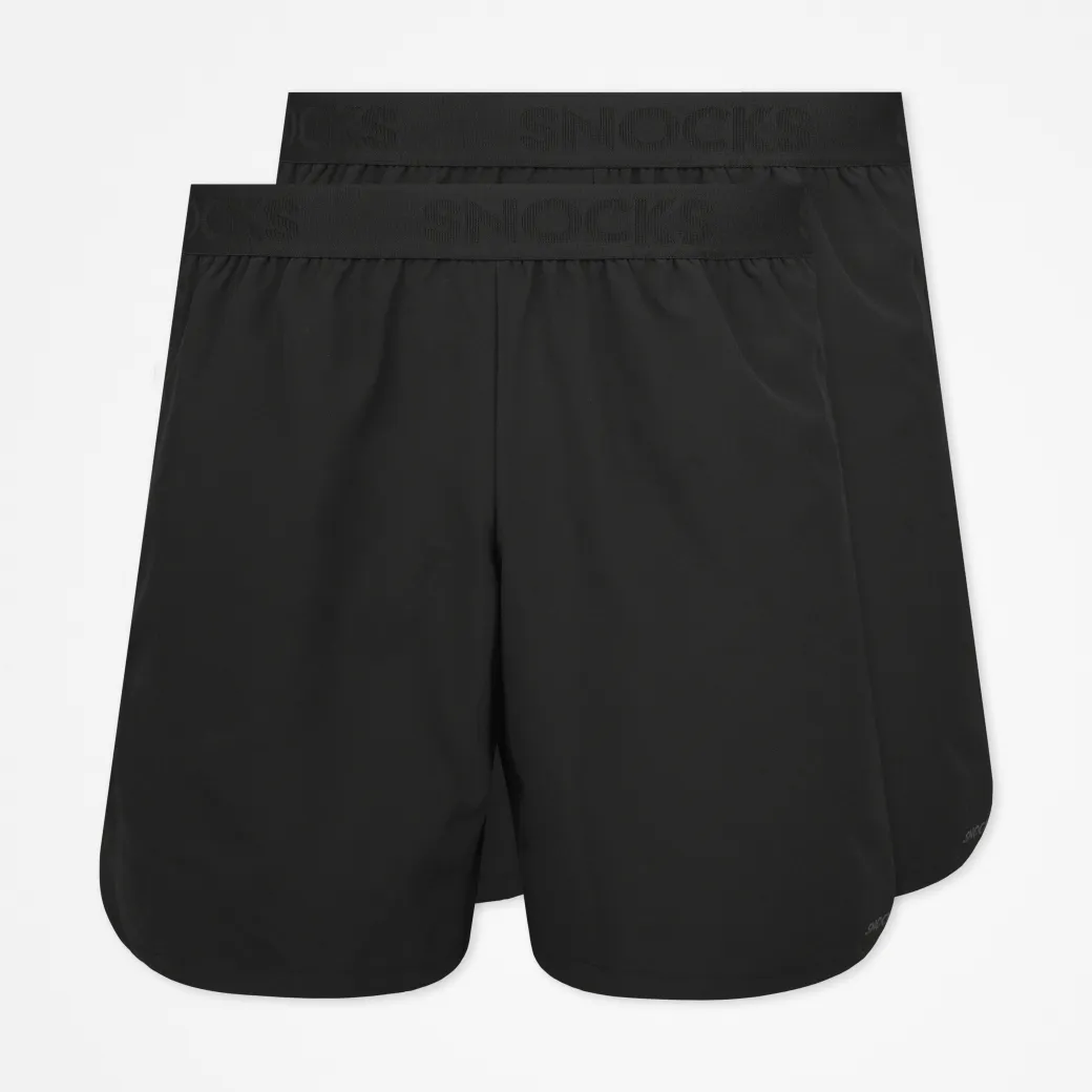 Kurze Sporthose mit Logo Herren