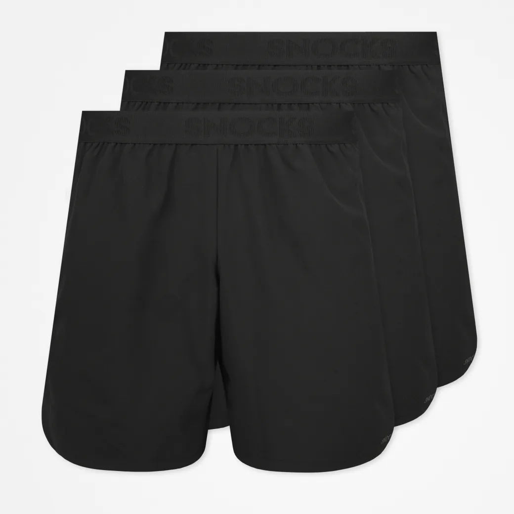 Kurze Sporthose mit Logo Herren