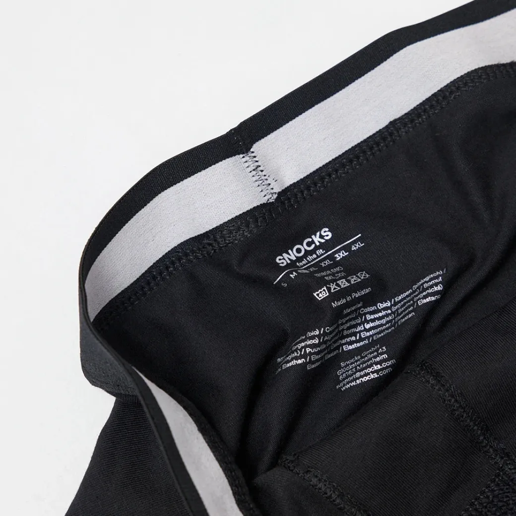 Lange Boxershorts ohne Logo aus Bio-Baumwolle