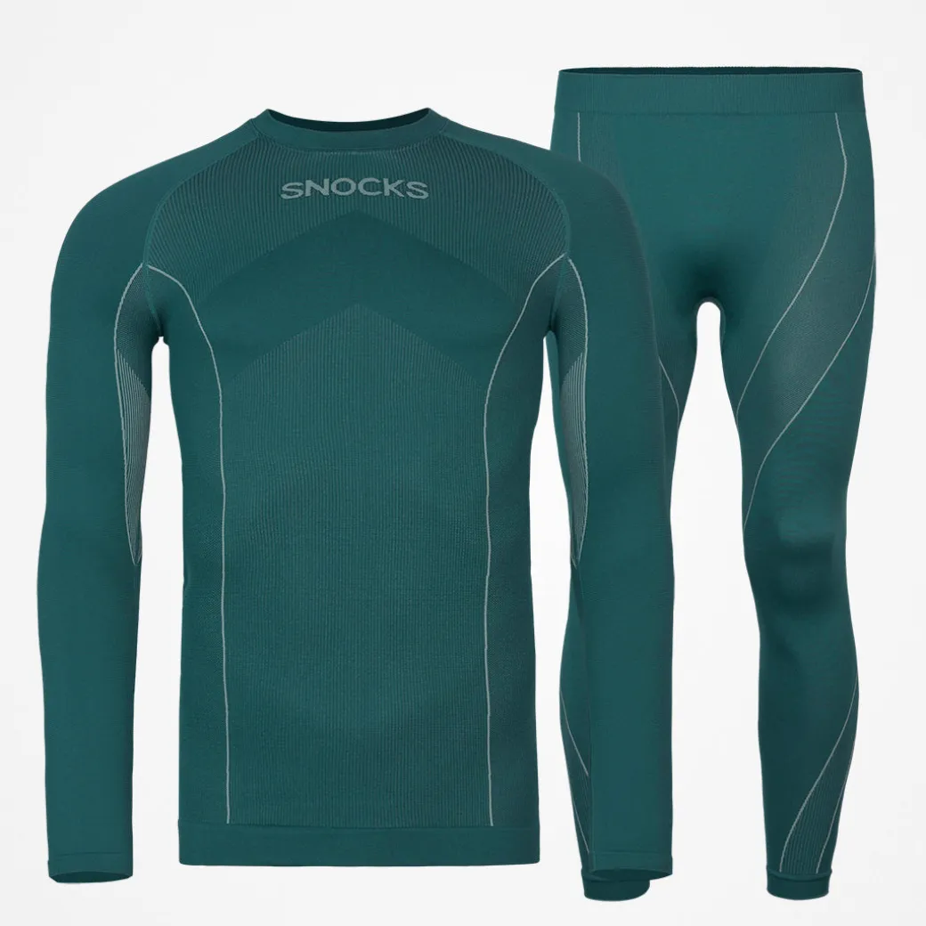 Thermounterwäsche Herren mit Daumenloch aus recyceltem Polyester